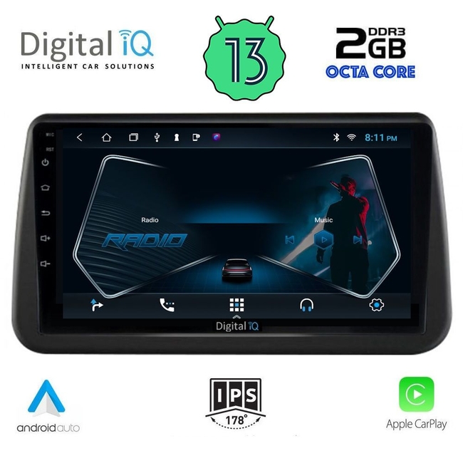 DIGITAL IQ RTC 5494_CPA (9inc) MULTIMEDIA TABLET for OPEL MERIVA mod. 2010-2017