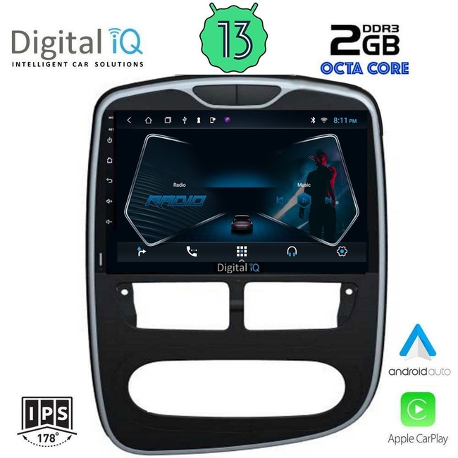 DIGITAL IQ RTC 5544_CPA (10inc) MULTIMEDIA TABLET for RENAULT CLIO mod. 2012-2015