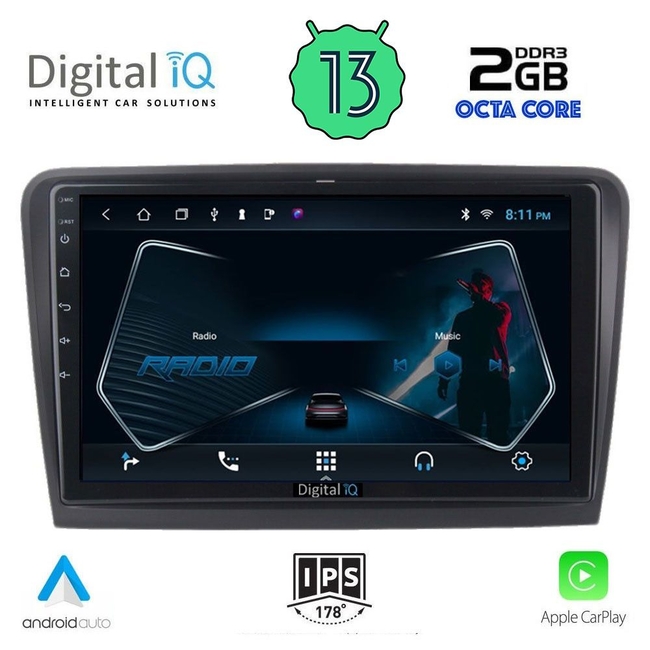 DIGITAL IQ RTC 5604_CPA (10inc) MULTIMEDIA TABLET for SKODA SUPERB mod. 2008-2015