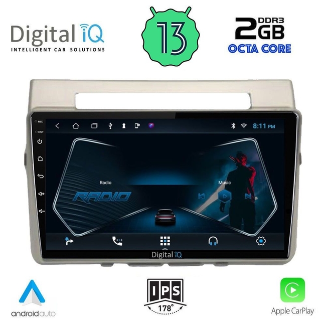 DIGITAL IQ RTC 5711_CPA (9inc) MULTIMEDIA TABLET for TOYOTA COROLLA VERSO mod. 2004-2009