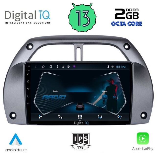 DIGITAL IQ RTC 5730_CPA A/C (9inc) MULTIMEDIA TABLET for TOYOTA RAV 4 mod. 2000-2006