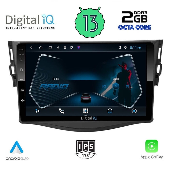 DIGITAL IQ RTC 5731_CPA (9inc) MULTIMEDIA TABLET for TOYOTA RAV 4 mod. 2006-2012