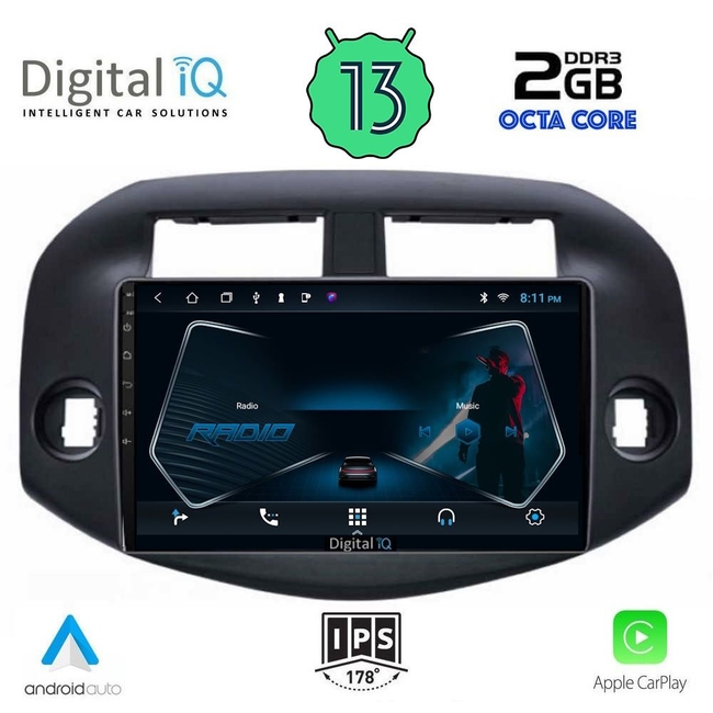 DIGITAL IQ RTC 5732_CPA (10inc) MULTIMEDIA TABLET for TOYOTA RAV 4 mod. 2006-2012