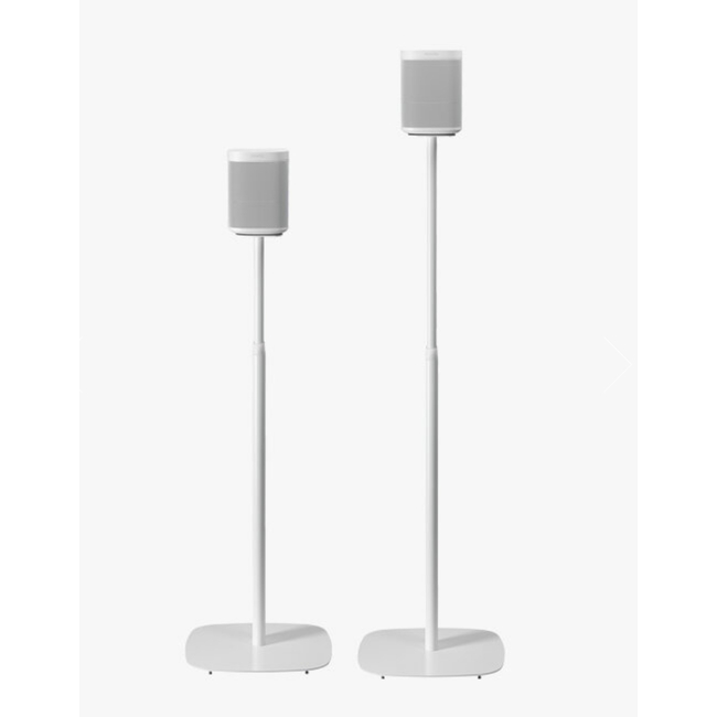 Mountson MS14WX2 - Adjustable Floor Stands for Sonos One, One SL and Play:1 White (Ζευγος)