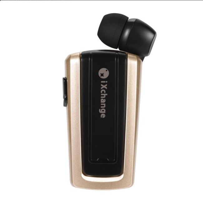 iXchange UA26 Retractable BT Mini Headset - Gold