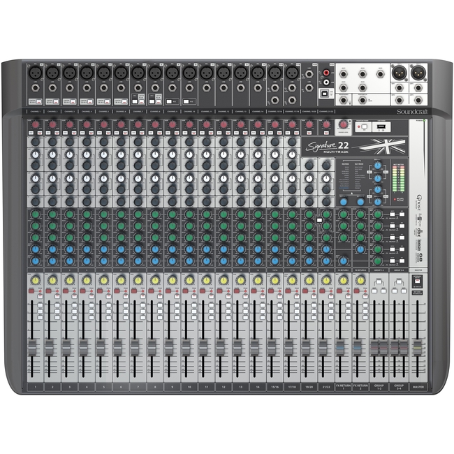 Soundcraft Signature 22MTK  - 16 mic 4 stereo