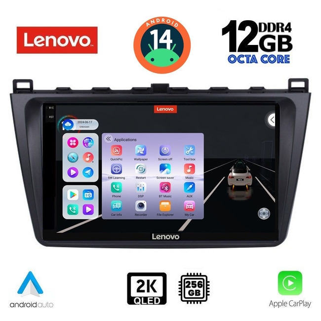 LENOVO SSZ 12377_CPA (9inc) MULTIMEDIA TABLET for MAZDA 6 mod. 2008-2012