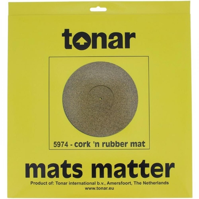 Tonar Cork ‘n Rubber Turntable Mat 5974 