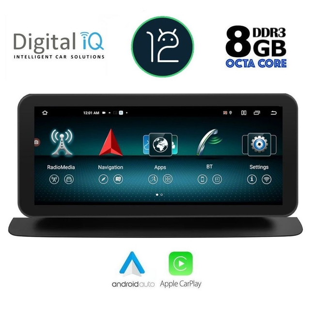 DIGITAL IQ TOP 19997_CPA (12.3inc) (NTG 4.5) MULTIMEDIA for MERCEDES ML (W166) mod. 2011-2019