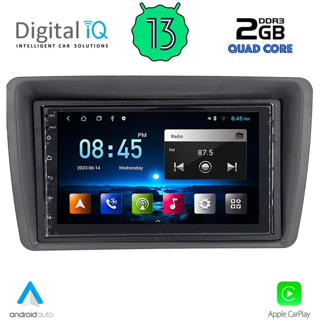 DIGITAL IQ TPD 022_CPA (7" DECK) MULTIMEDIA OEM FIAT PANDA mod. 2003-2012