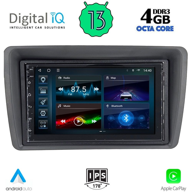 DIGITAL IQ TPF 322_CPA (7” DECK) MULTIMEDIA OEM FIAT PANDA mod. 2003-2012