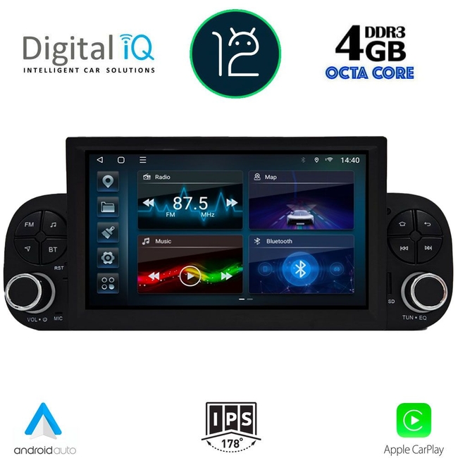 DIGITAL IQ TPF 323_CPA (7” DECK) MULTIMEDIA OEM FIAT PANDA mod. 2012-2021