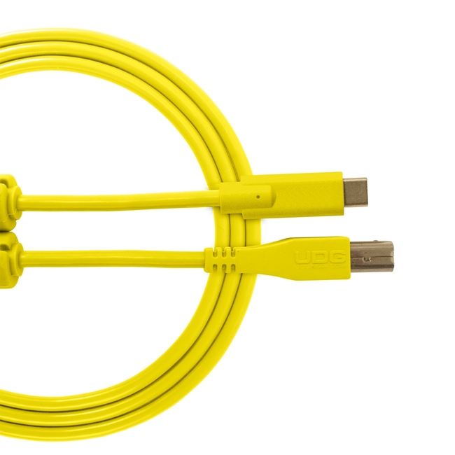 UDG U96001YL Ultimate Audio Cable USB 2.0 C-B Yellow Straight - 1.5m