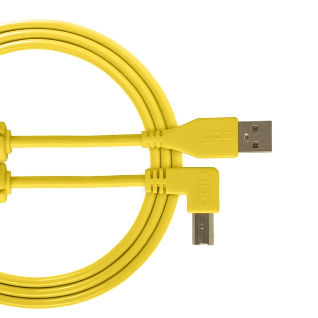 UDG U95006YL Ultimate Audio Cable USB 2.0 A-B Yellow Angled - 3m