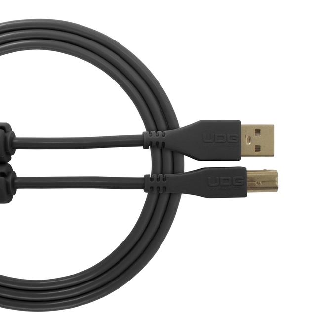 UDG U95001BL Ultimate Audio Cable USB 2.0 A-B Black Straight - 1m