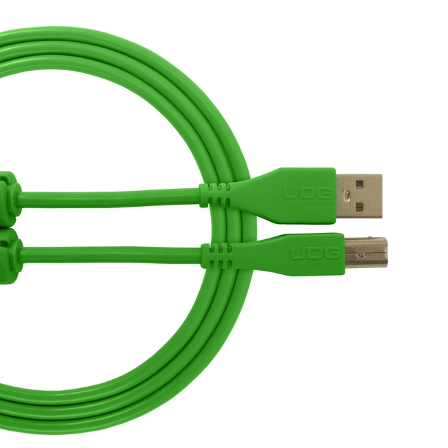 UDG U95003GR Ultimate Audio Cable USB 2.0 A-B Green Straight - 3m