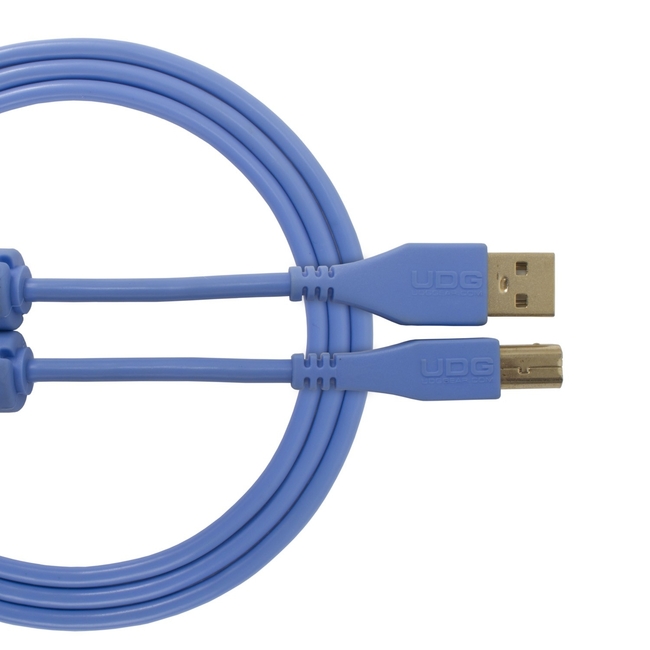 UDG U95001LB Ultimate Audio Cable USB 2.0 A-B Light Blue Straight - 1m