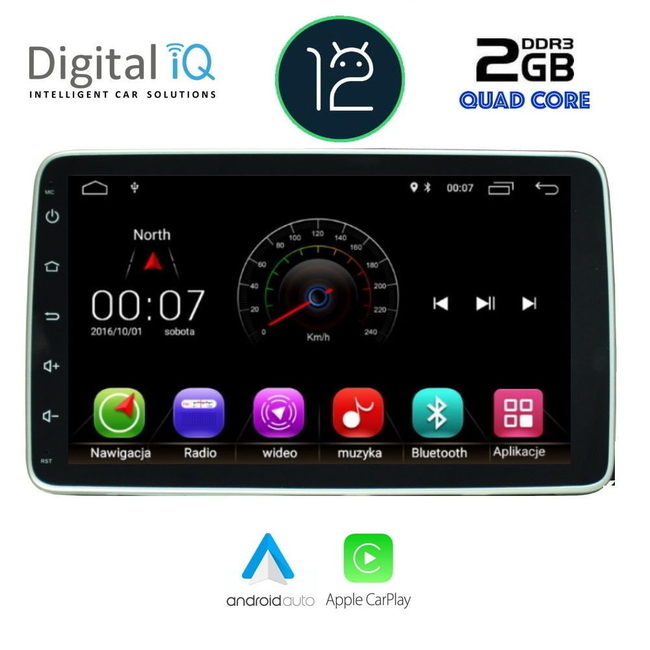 DIGITAL IQ X356M_CPA (9'' DECK) MULTIMEDIA for FIAT TIPO mod. 2019>