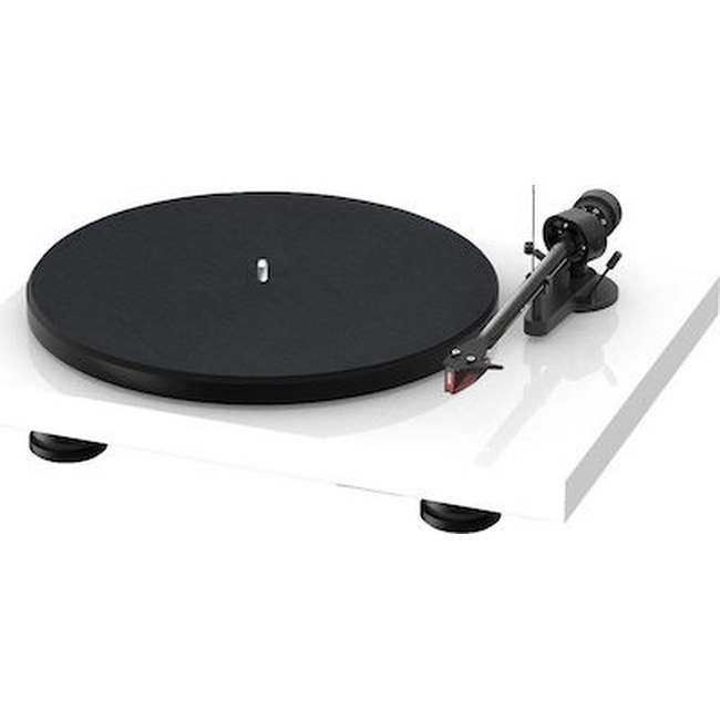 Pro-Ject Debut Carbon Evo High Gloss White / 2M Red - Belt Drive +Δώρο  Audio Technica AT607a